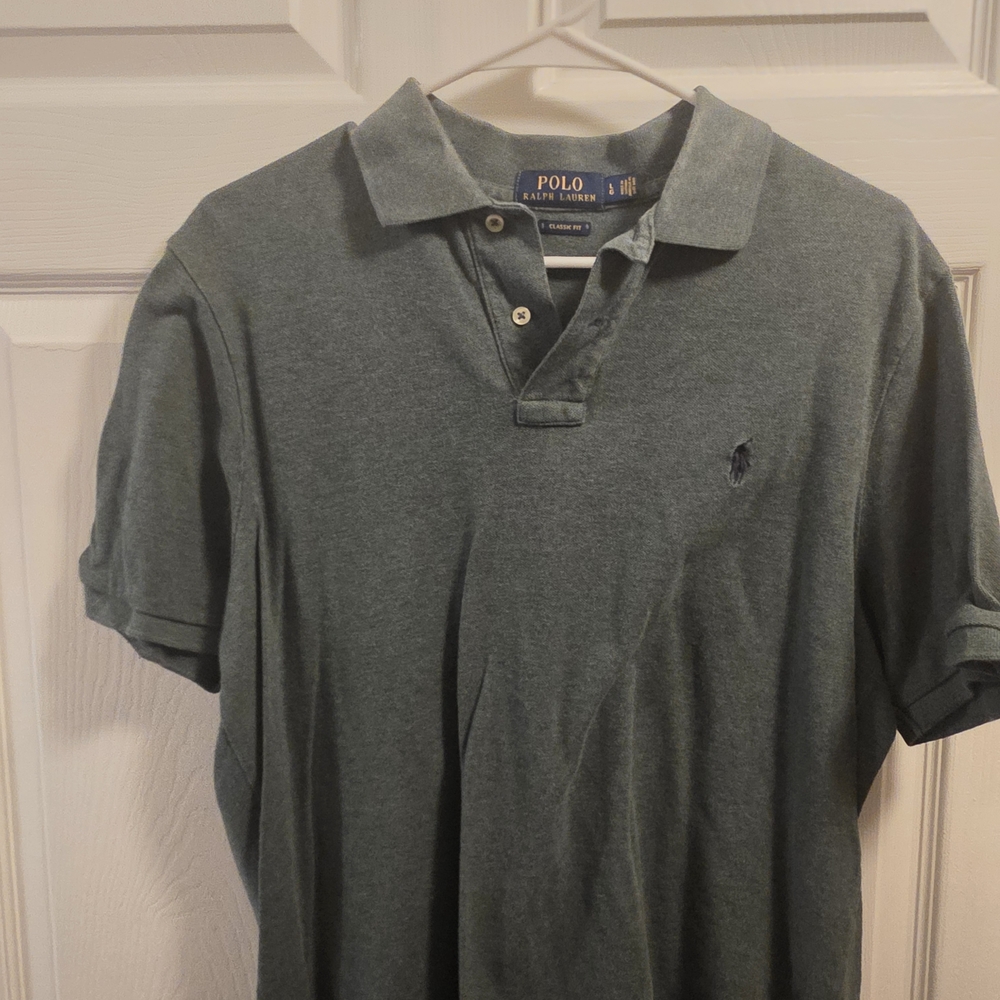 Polo by Ralph Lauren Men's Green Polo Shirt